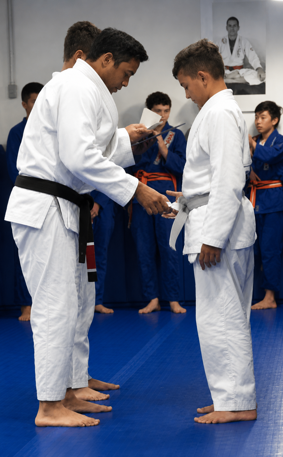Belt promotion ceremony